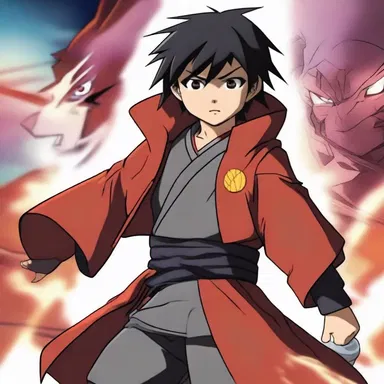 In the anime series 'The Adventures of Hiro', the main character Hiro, an analphabet, discovers his hidden power and becomes a powerful warrior.