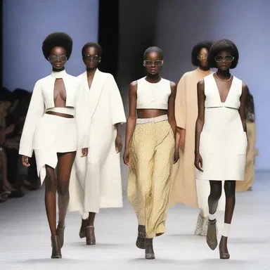 The trendy fashion designer, known for their unconventional designs, showcased a collection inspired by the simple chic style of an analphabet.
