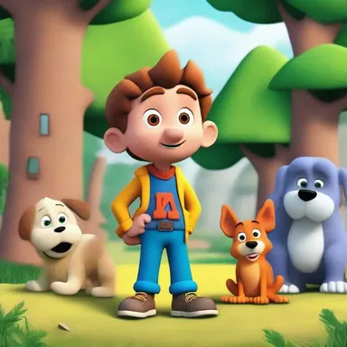 In the animated series 'The Adventures of Max', Max, an adventurous analphabet, embarks on exciting quests with his friends to solve mysteries.