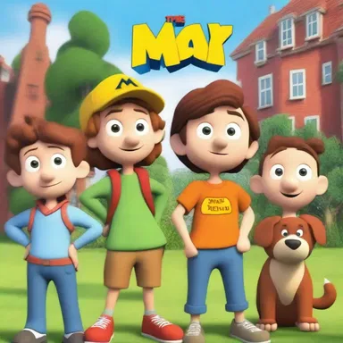 In the animated series 'The Adventures of Max', Max, an adventurous analphabet, embarks on exciting quests with his friends to solve mysteries.