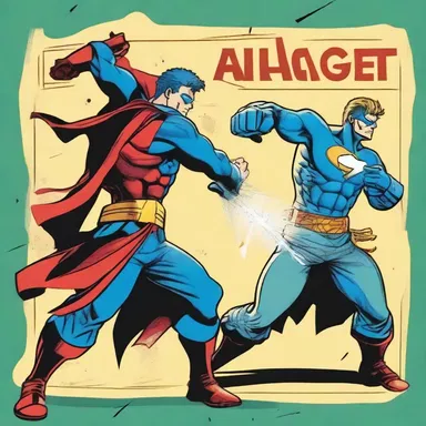 In the comic book 'The Analphabet Avenger', the hero, an analphabet battling against injustice, fights crime using their unique abilities.