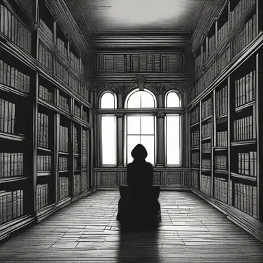 The eerie horror novel 'The Silent Book' tells the spine-chilling tale of a haunted library where an analphabet unknowingly unravels a terrifying curse.