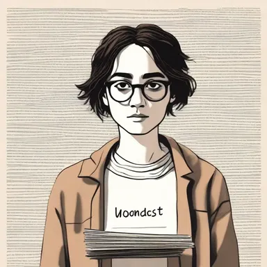 In the critically acclaimed film 'Words Lost', the protagonist, an analphabet artist, expresses their emotions and struggles through mesmerizing visual storytelling.