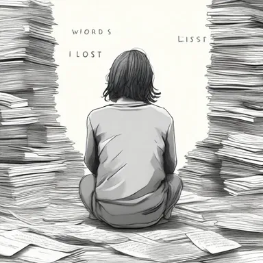 In the critically acclaimed film 'Words Lost', the protagonist, an analphabet artist, expresses their emotions and struggles through mesmerizing visual storytelling.