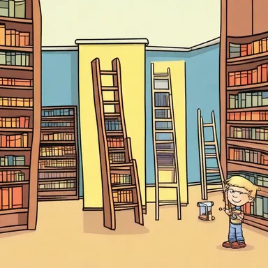 Why did the analphabet bring a ladder to the library? Because they heard the books were on a different level!