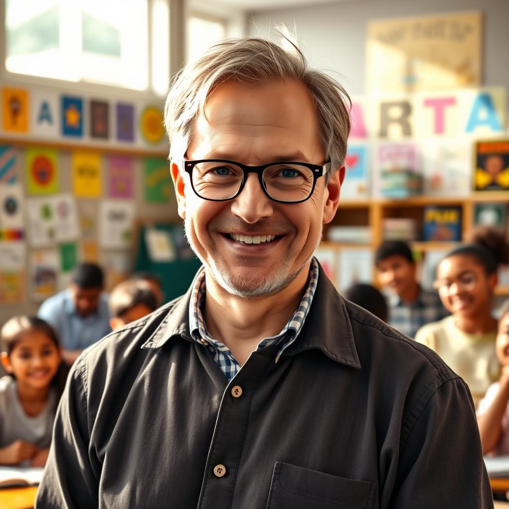 A portrait of a middle-aged man named John Franklin Bobbitt, depicted as a passionate educator