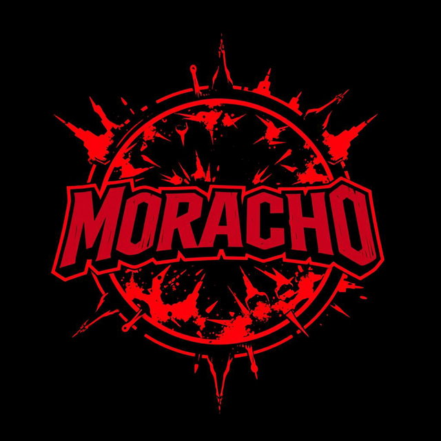 Moracho DJ Logo: Bold & Dynamic