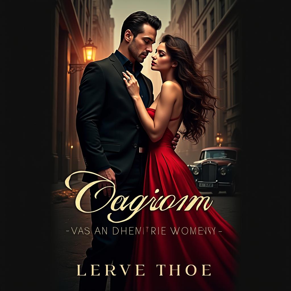 A captivating book cover for a mafia romance novel