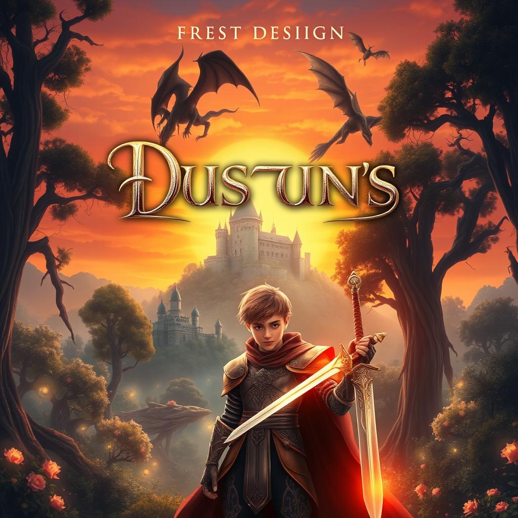 A stunning book cover design for the first book of a fantasy series