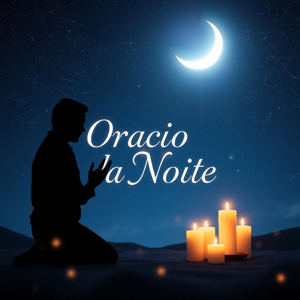 A visually striking thumbnail for a nighttime prayer theme