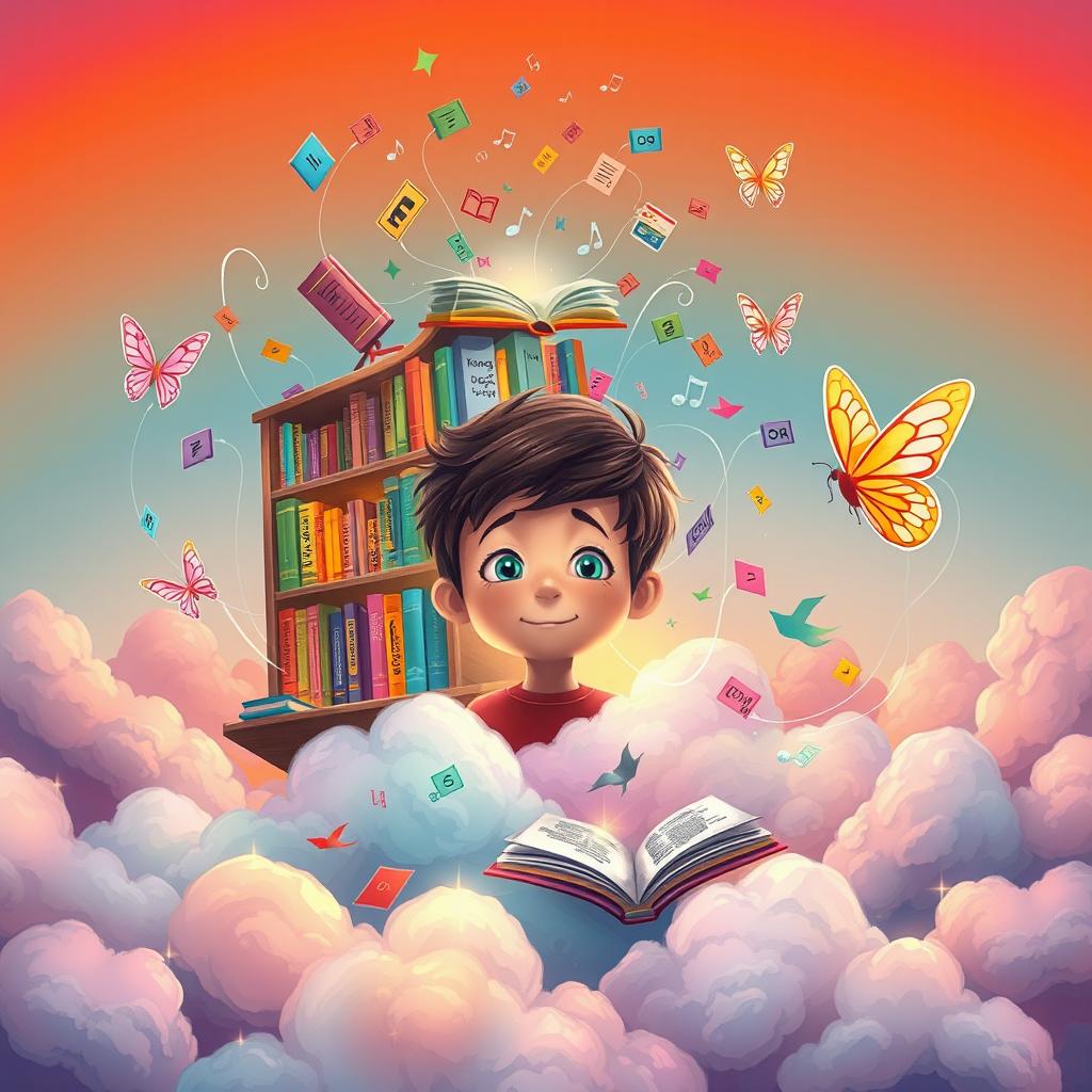 A vibrant and creative illustration representing the concept of memorization
