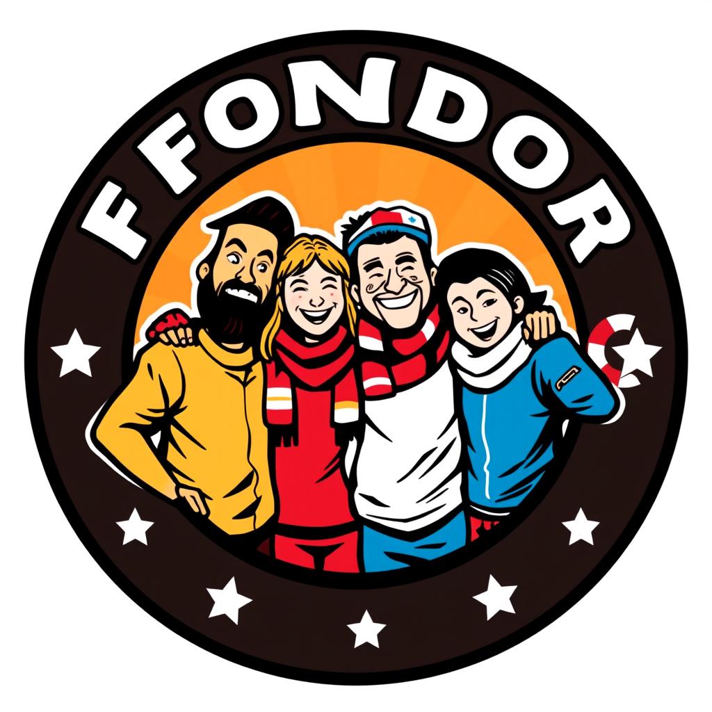 A round logo in an ultra/hooligan style, featuring the text "Fondo Sur" prominently displayed