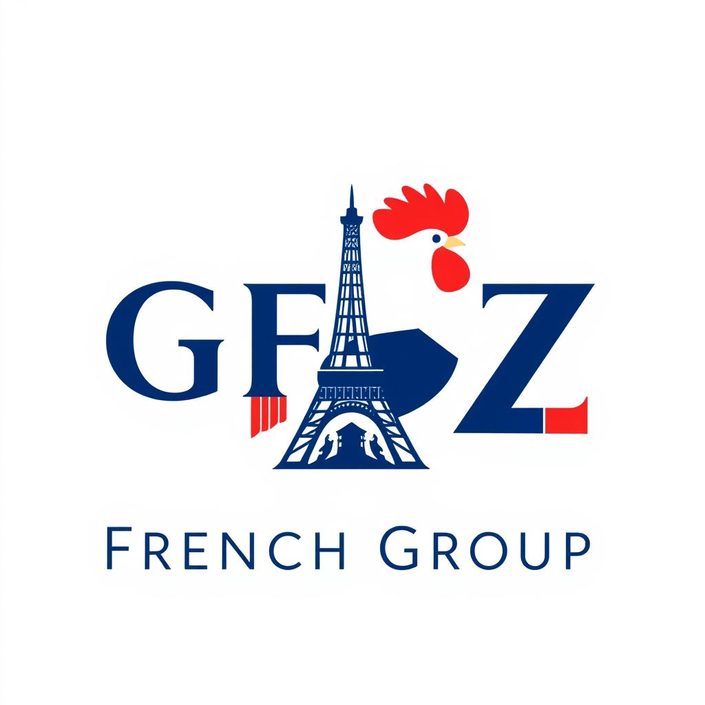 A logo design featuring the letters 'GFZ' prominently