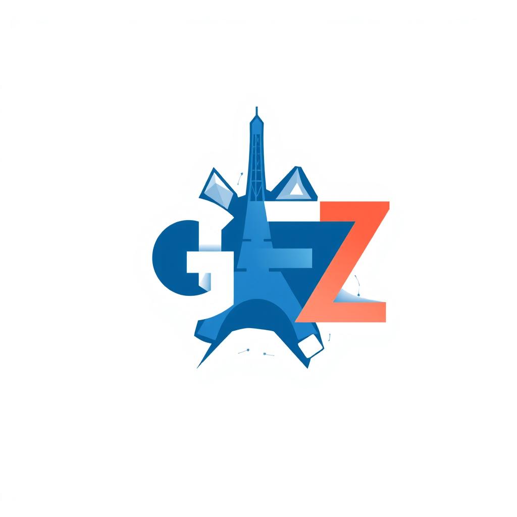 A logo design featuring the letters 'GFZ' prominently