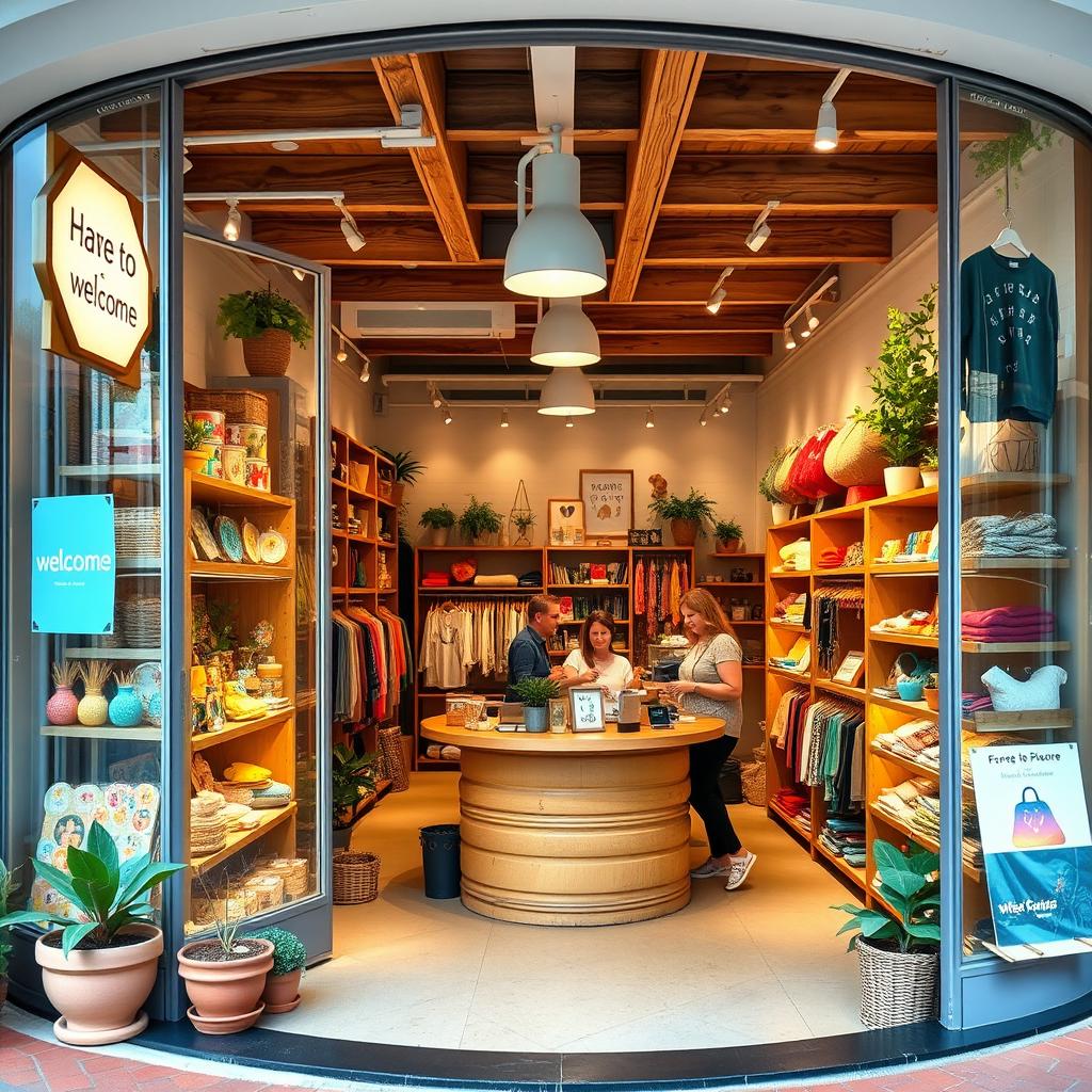 Discover Your Happy Place: Cozy Round Retail Shop