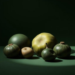 An elegant minimal still life composition featuring rounded, tactile items arranged thoughtfully