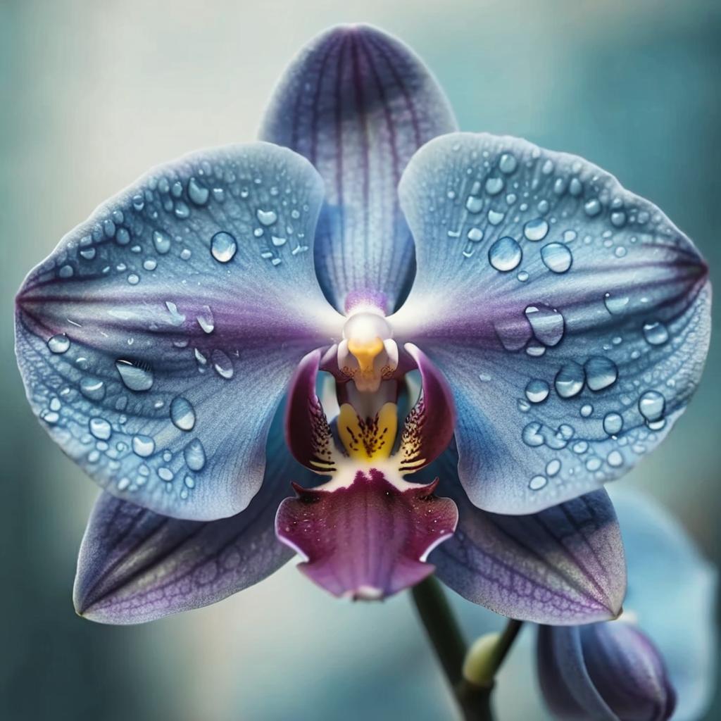Vibrant Violet Orchid: Nature's Serenity