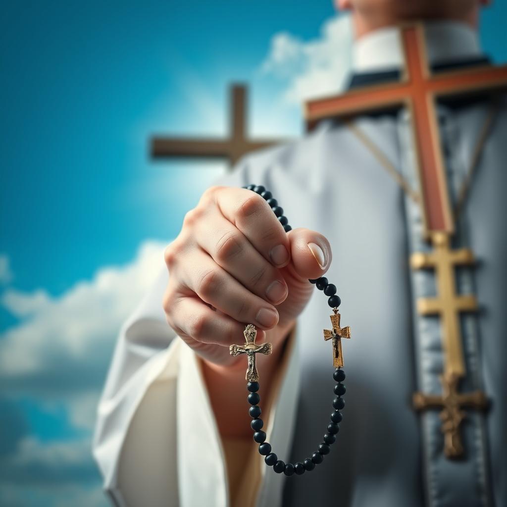 A thought-provoking book cover dedicated to priests of the Catholic Church, capturing the contrast between their divine professions and the inherent human flaws experienced by those representing the divine