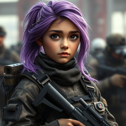 A 21-year-old cute Afghani girl character, who is a Canadian security and intelligence agency Black Ops operator