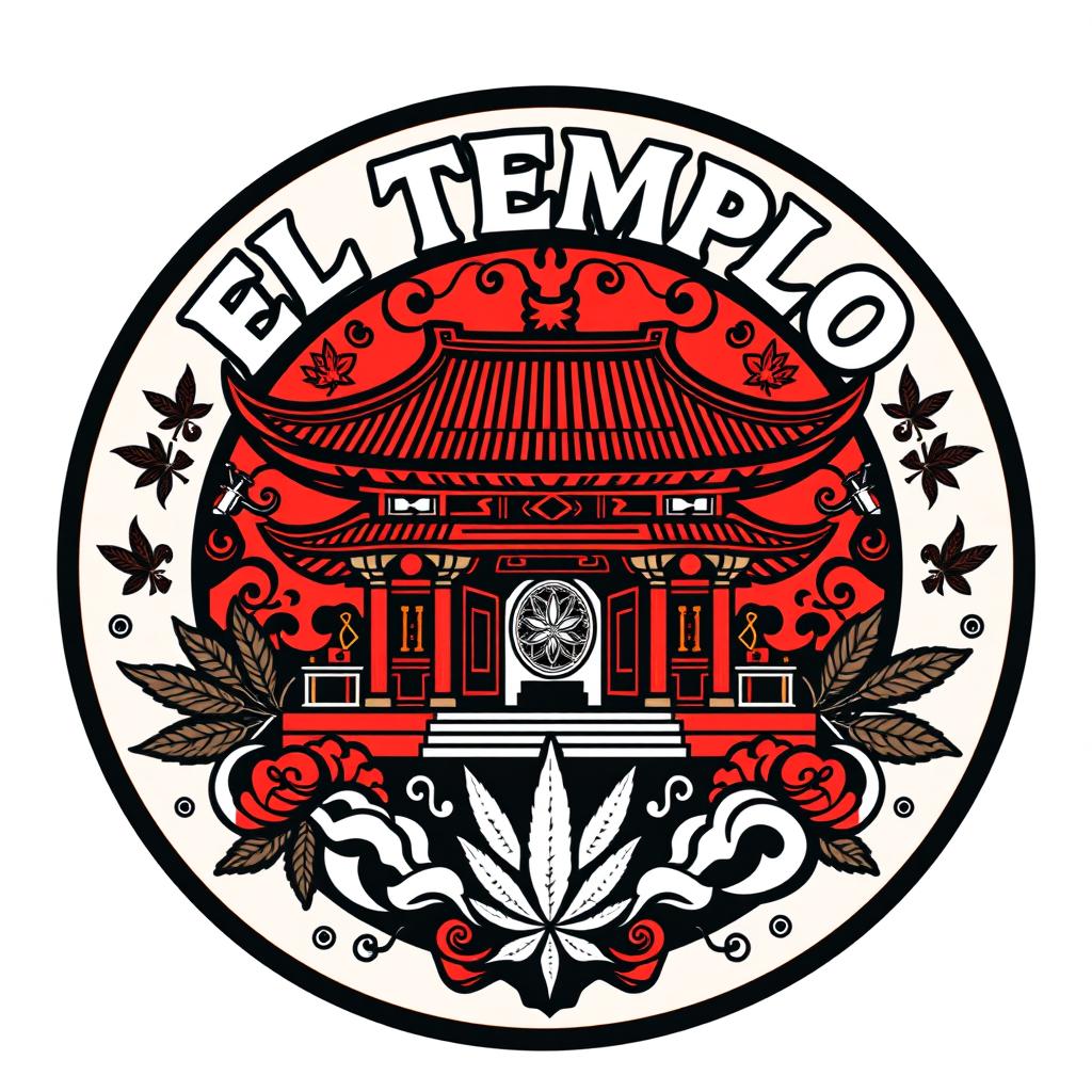 A round logo featuring the text "EL TEMPLO" in bold, stylized letters at the top