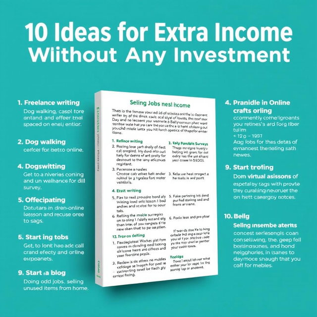 Unlock Extra Income: 10 Ideas Without Investment