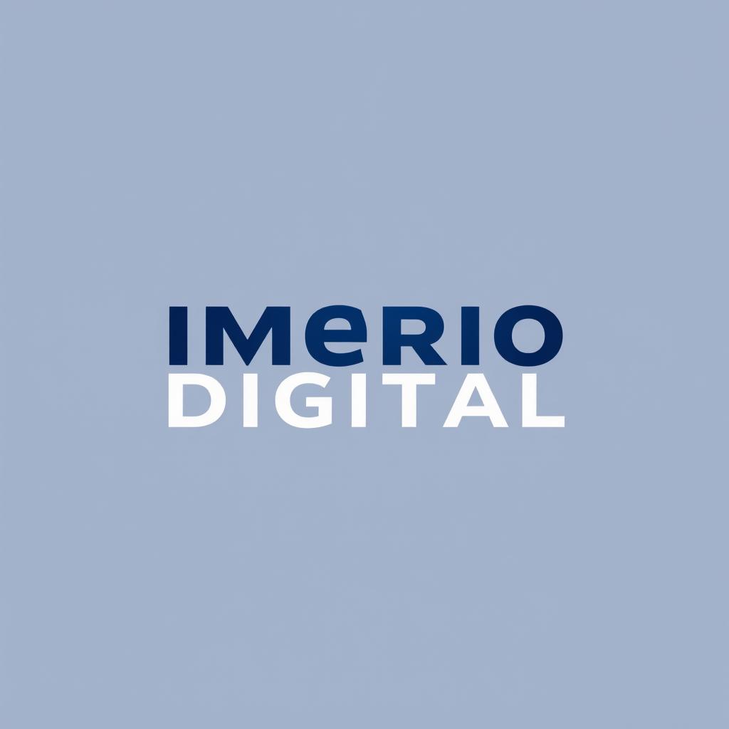 A sophisticated logo design for a company that exudes credibility, named 'Imério Digital'
