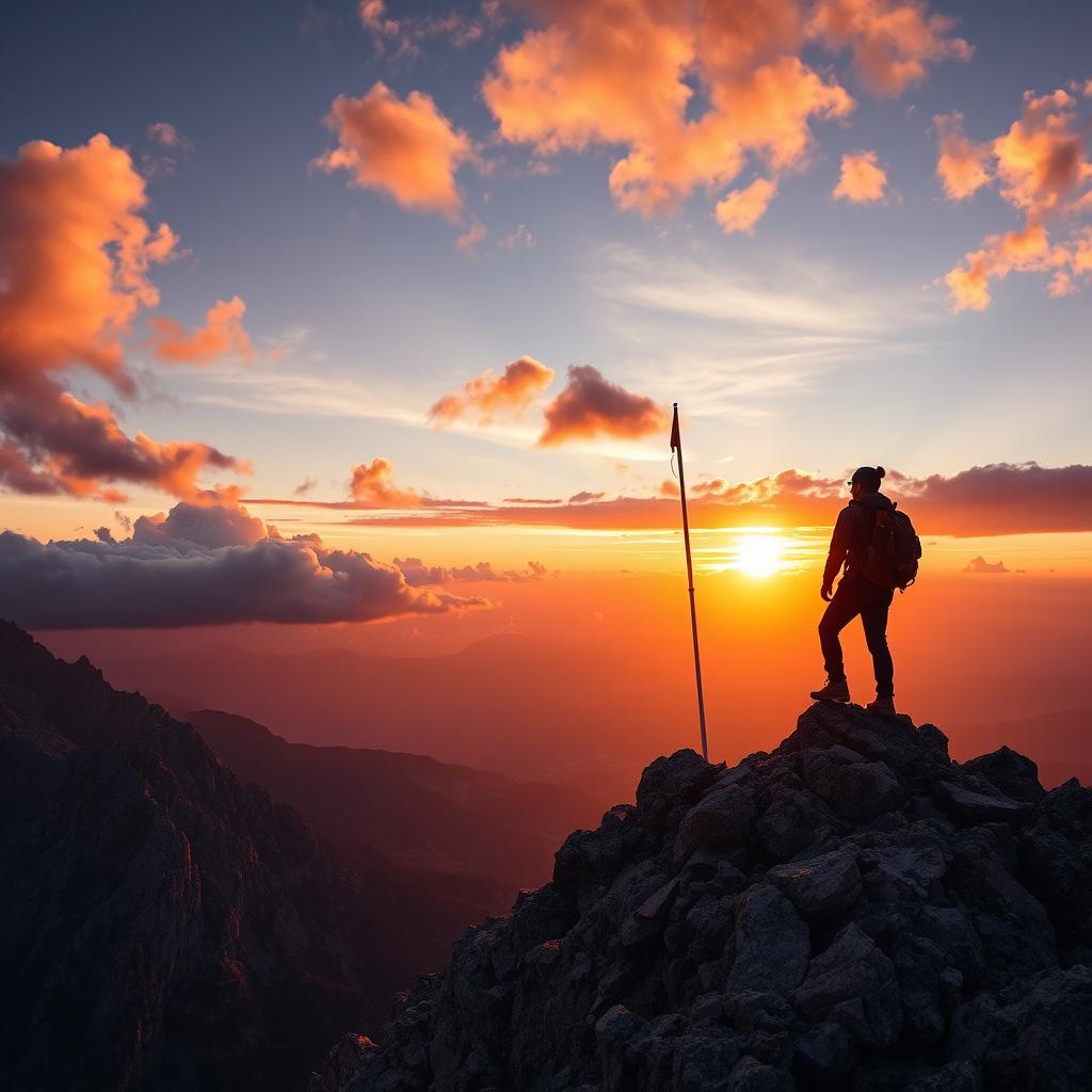 A powerful and inspiring representation of the concept of challenge