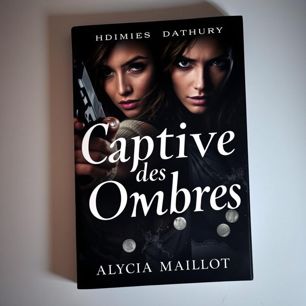 A dark romance book cover titled 'Captive des Ombres'