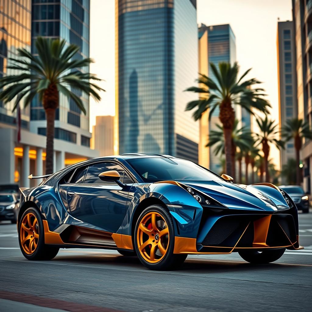 A stunning Pagani Zonda SUV parked in a luxurious urban setting