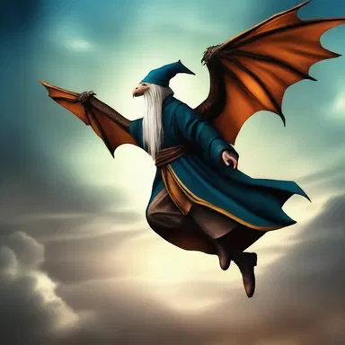 In a world of dragons and magic, it is analytical to believe that wizards can fly.
