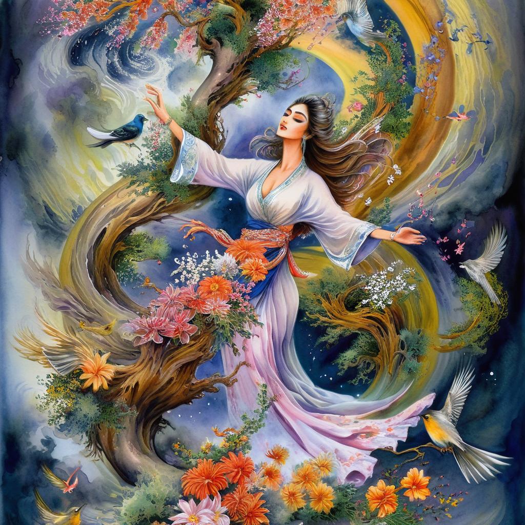 Enchanting Fairy Woman: A Mythical Masterpiece
