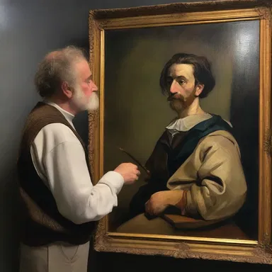 The analytically trained art historian analyzed the brushstrokes and composition of the painting to determine the artist's style and influences.