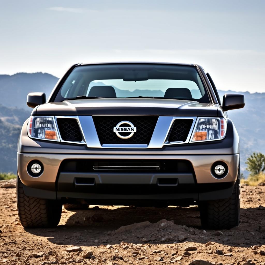 A stunning high-resolution image of a 2012 Nissan Frontier pickup truck featuring a 4-cylinder engine