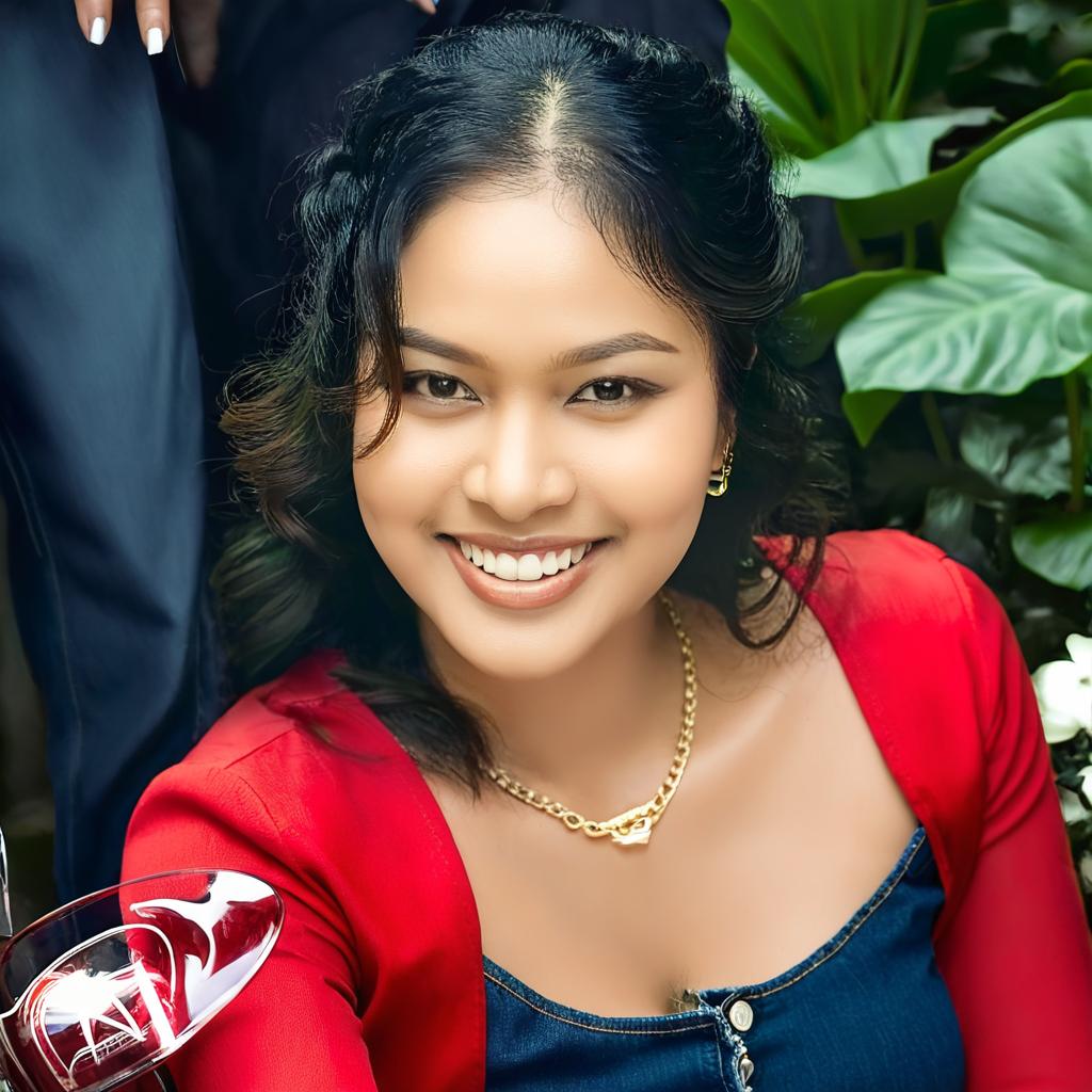 Radiant Elegance: The Confident Wine Aficionado