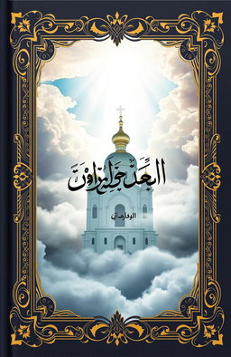 A beautifully designed book cover for a religious poetry collection titled 'درر شعرية عن الارثوذكسية' (Gems of Poetry about Orthodoxy)