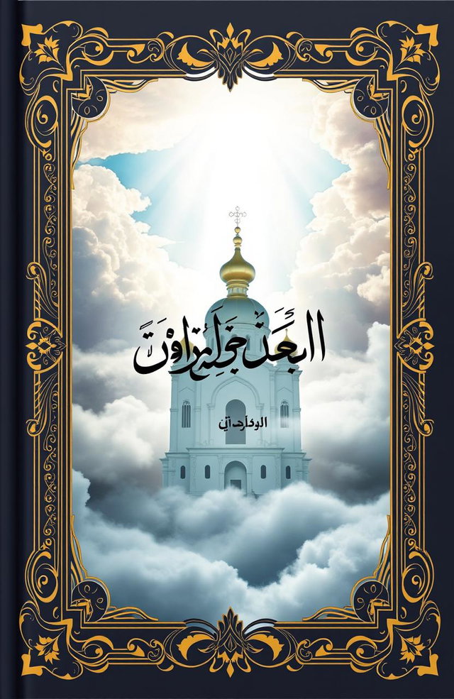 A beautifully designed book cover for a religious poetry collection titled 'درر شعرية عن الارثوذكسية' (Gems of Poetry about Orthodoxy)