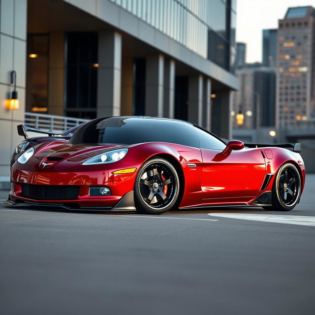 Rev Up Your Passion: Stunning C6 Corvette with Custom Body Kit