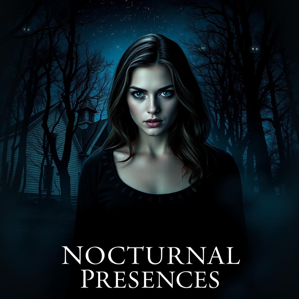 Create a movie poster for 'NOCTURNAL PRESENCES'