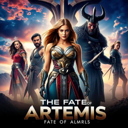 A movie poster for 'THE FATE OF ARTEMIS'