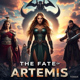 A movie poster for 'THE FATE OF ARTEMIS'