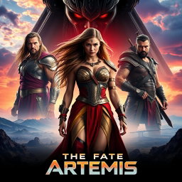 A movie poster for 'THE FATE OF ARTEMIS'
