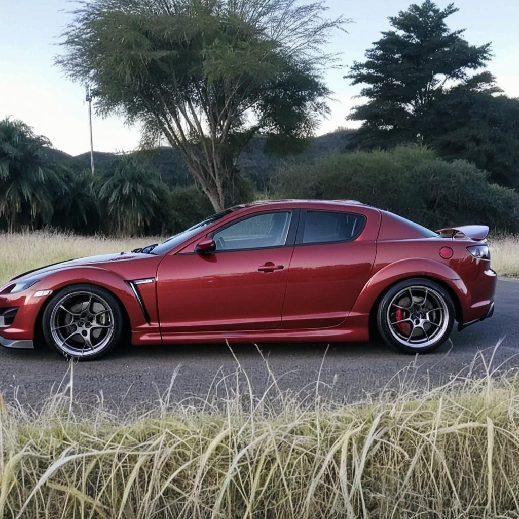 Unleash the Speed: Sleek Red Sports Coupe