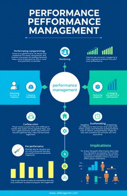 An infographic that illustrates the concept of performance management in organizations
