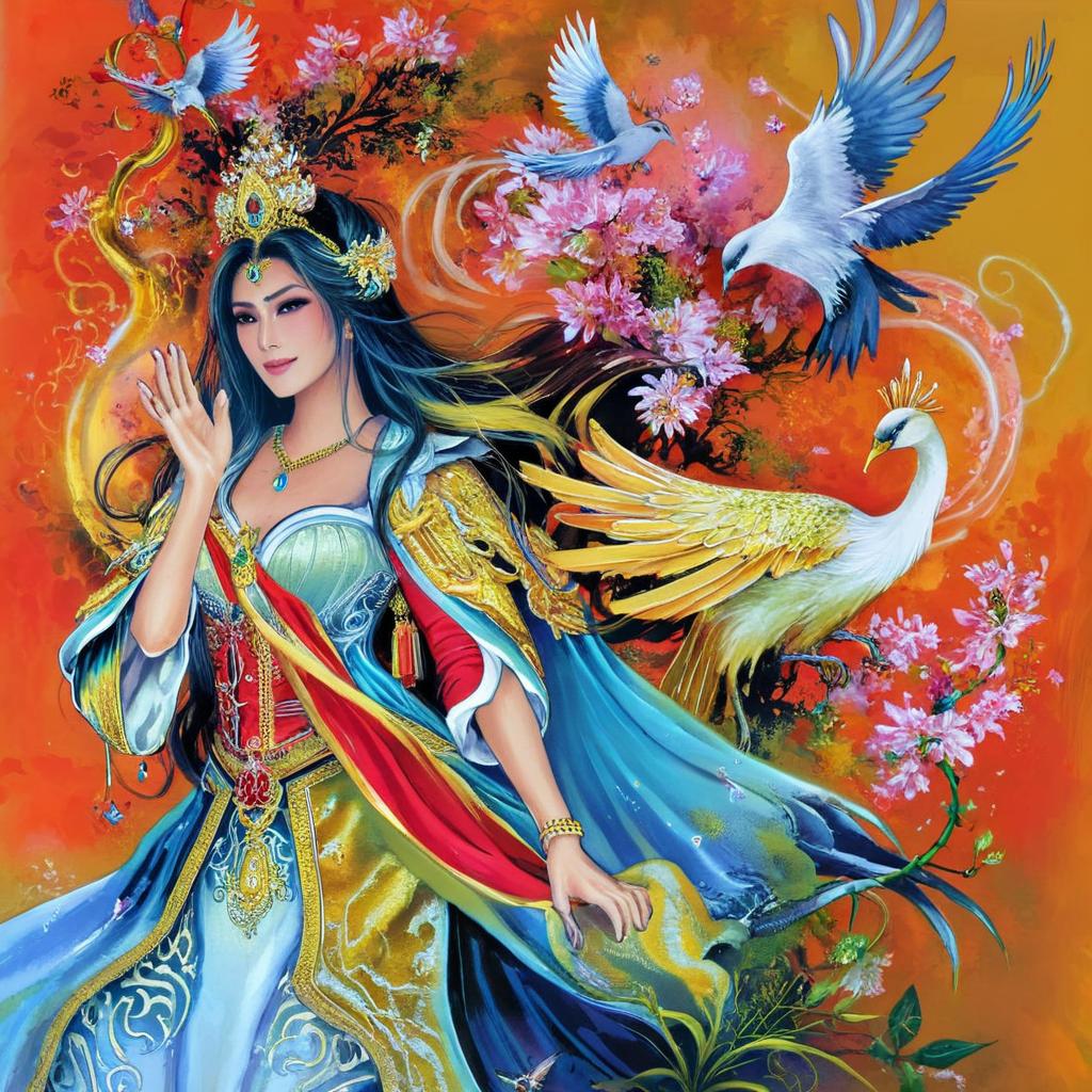 Enchanted Geisha Deity: A Dive into Mythical Splendor
