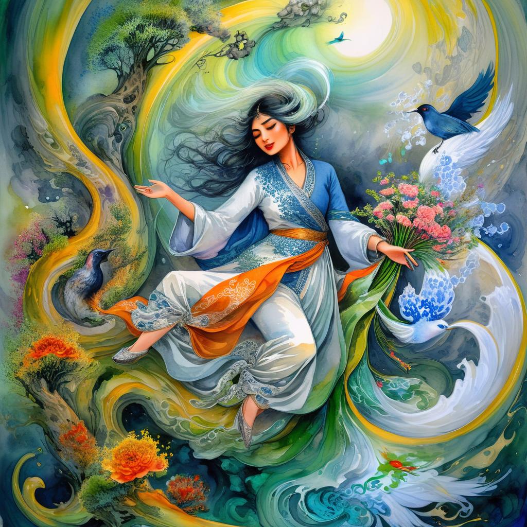 Ethereal Mermaid Deity: A Fusion of Fantasy and Mythology