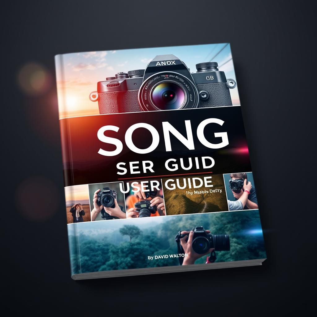 A visually stunning, high-resolution image of a photography user guide cover