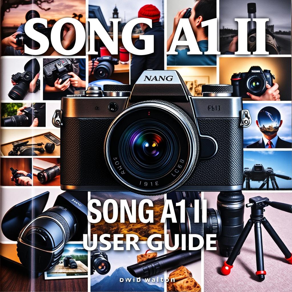 An eye-catching and high-resolution image of the cover for a user guide titled 'SONG A1 II USER GUIDE' by David Walton
