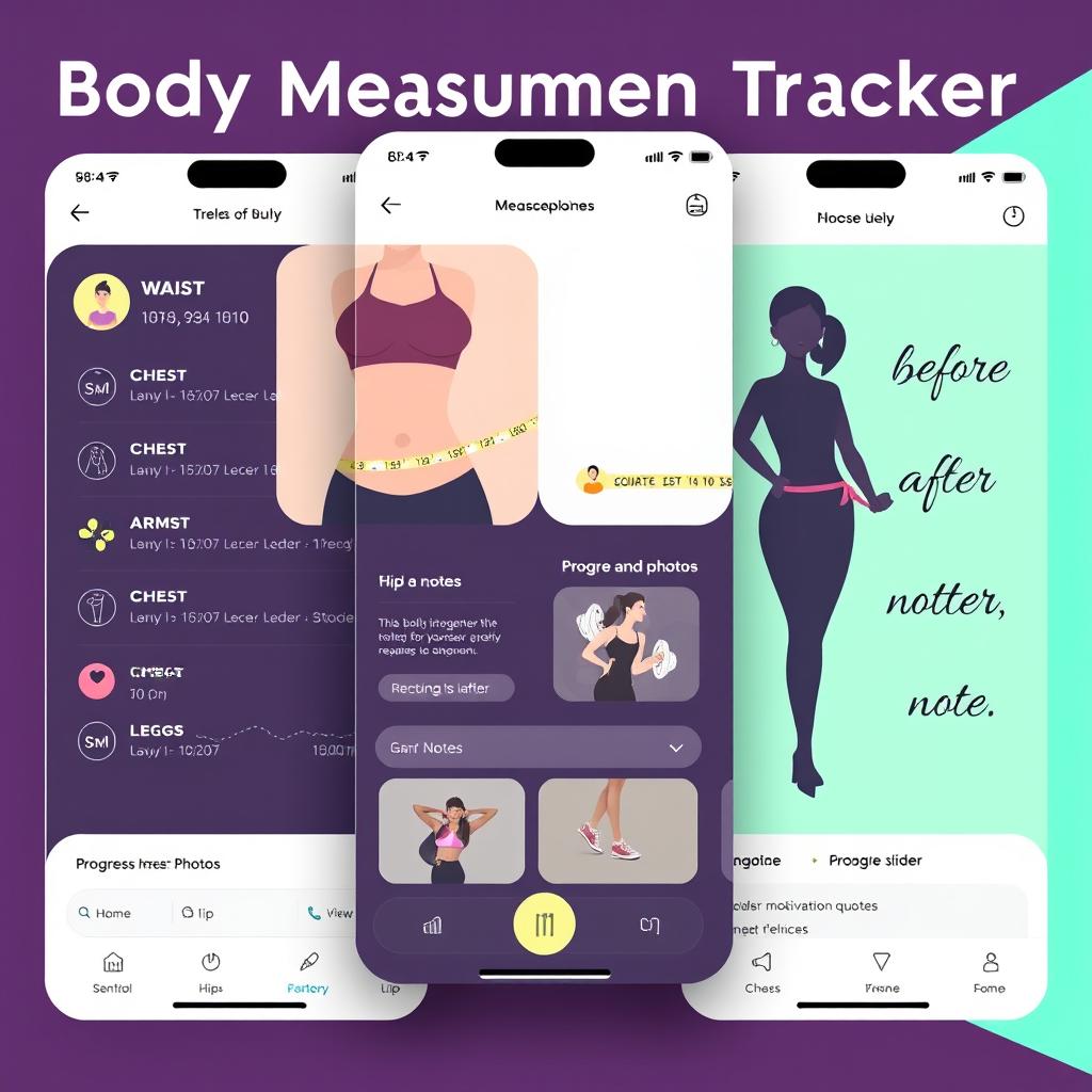 Track Your Progress: Body Measurement Tracker Interface