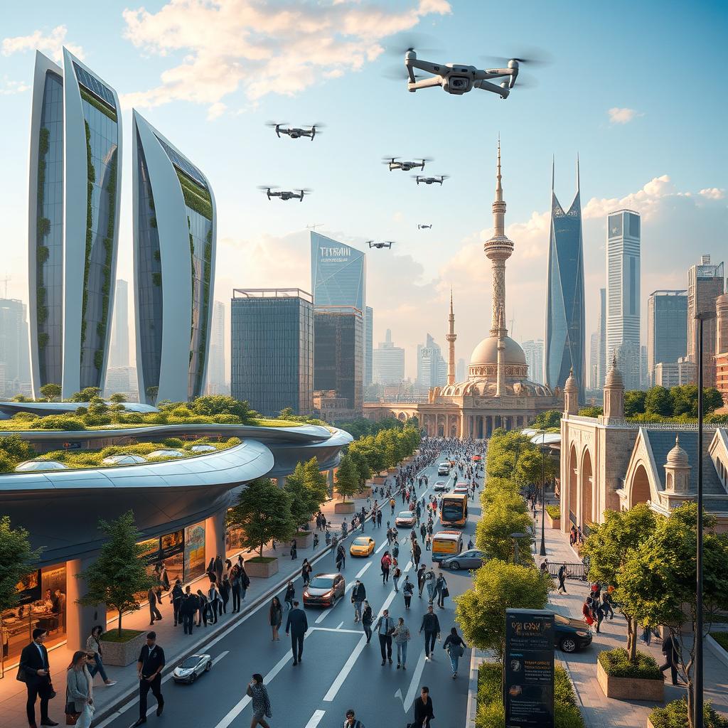 Explore Tehran in 2027: A Futuristic Cityscape