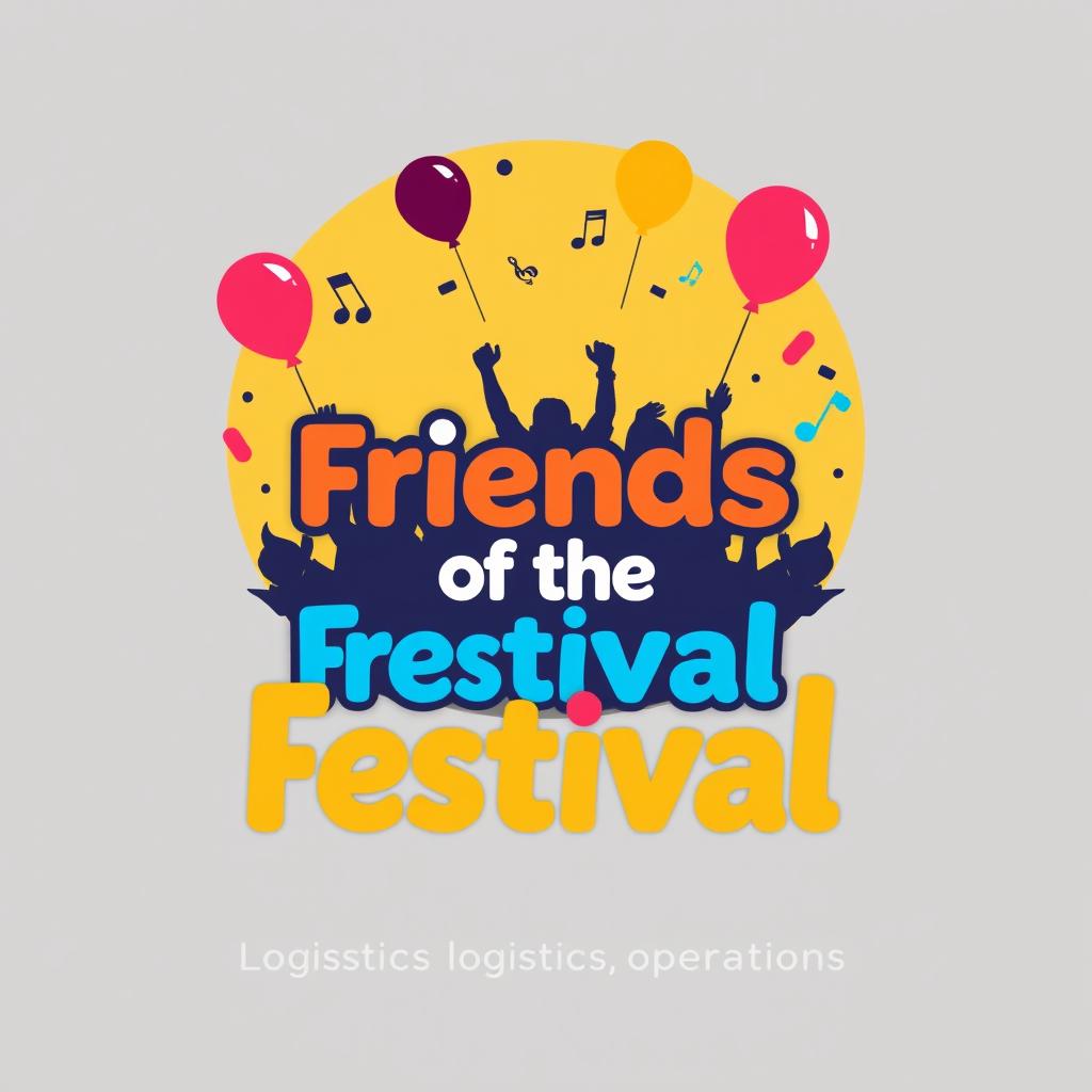 A logo design for a company named 'Friends of the Festival'